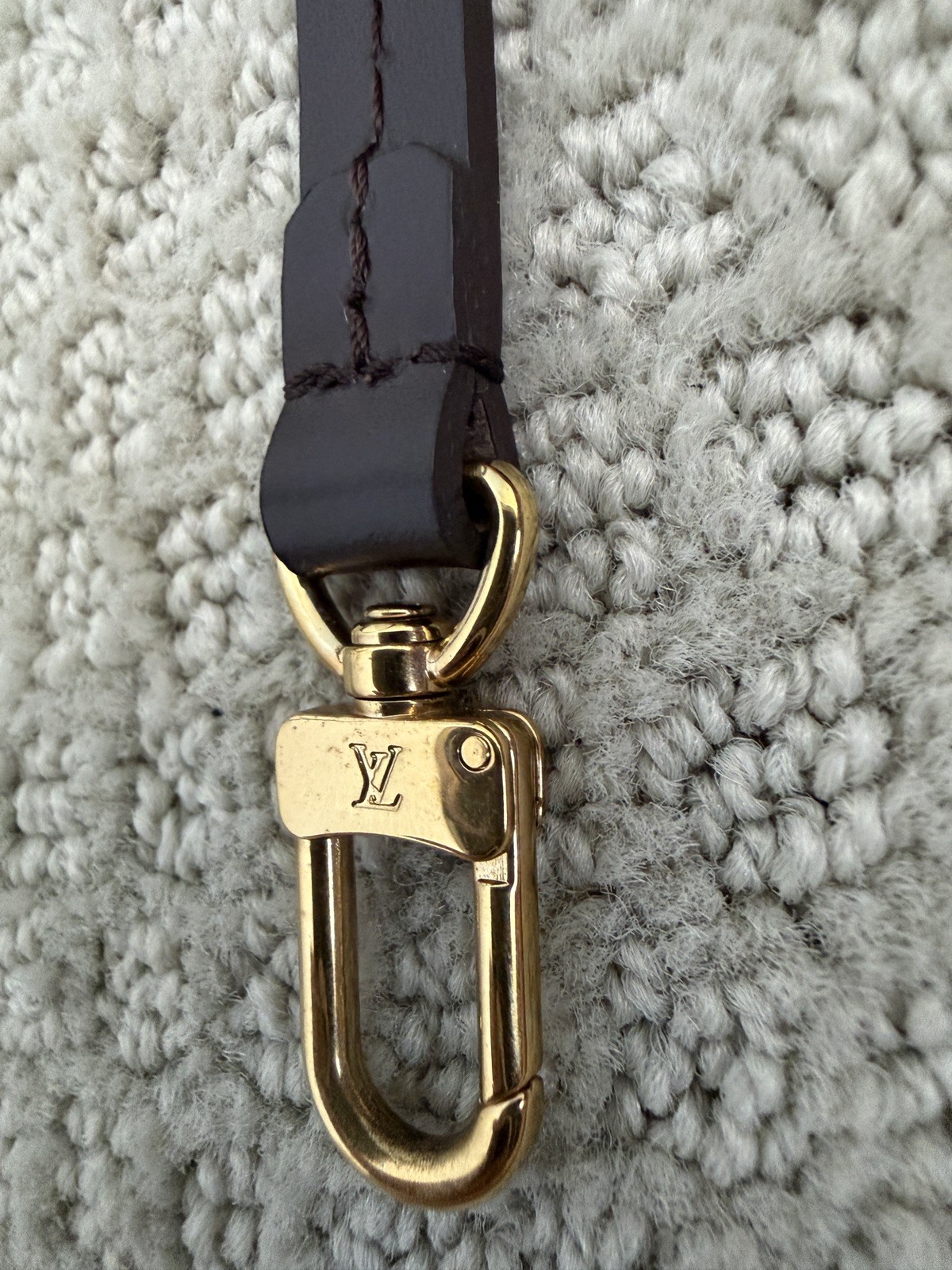 Louis Vuitton PM Damier Ebene Brown Replacement Shoulder Crossbody Strap