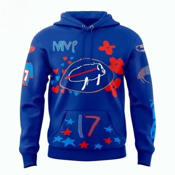 Bills Billustration 2026 Limited Edition Blue Hoodie