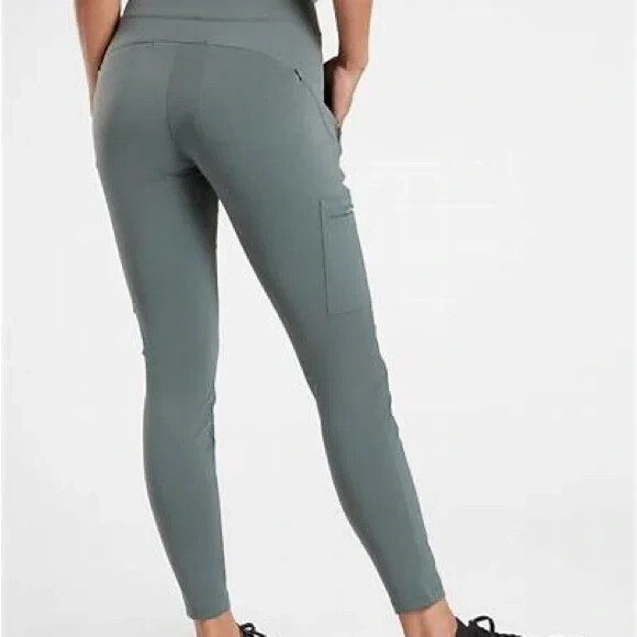 Athleta Headlands Hybrid Cargo II Tight-Minimalistic Grey-Plus Size 24-NWT