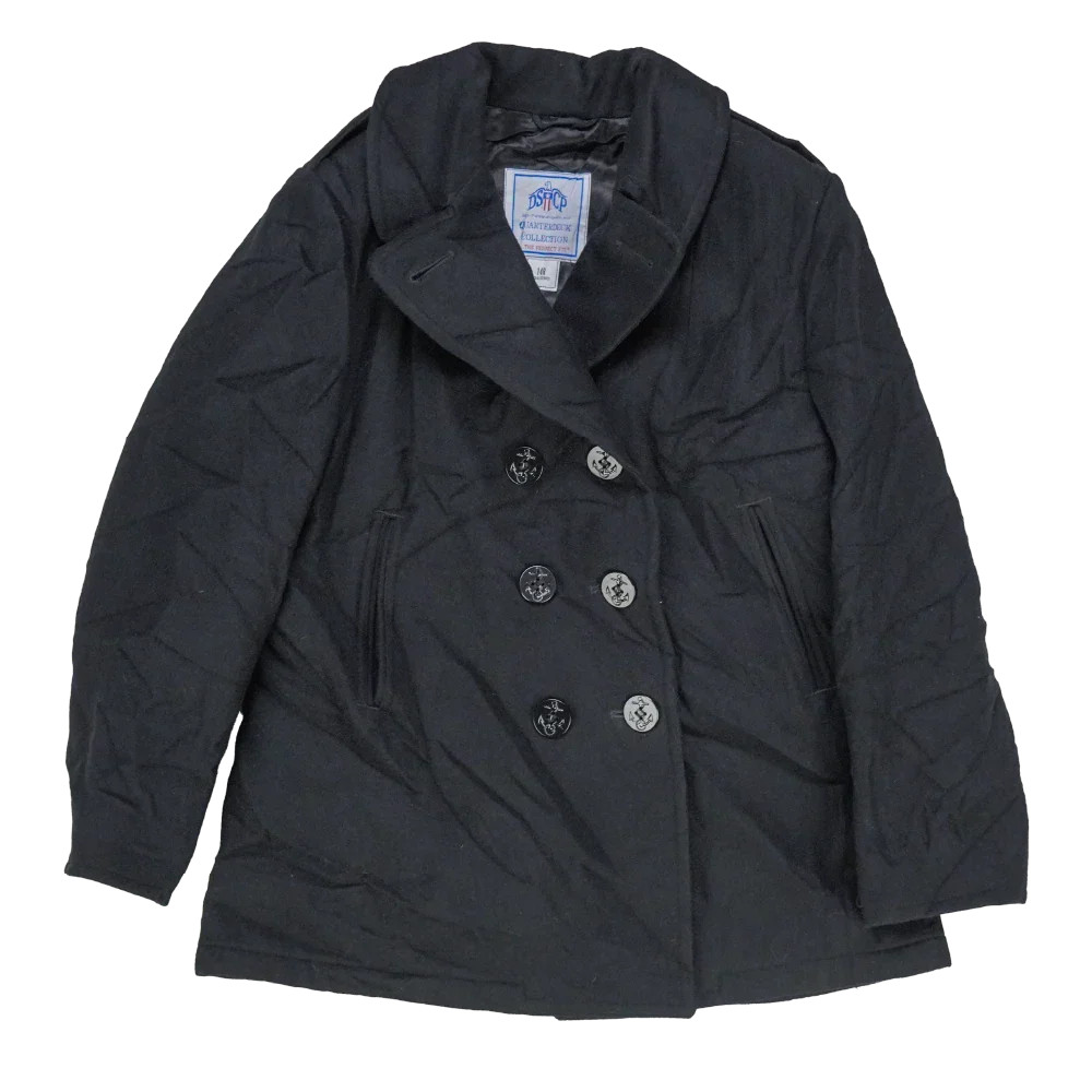 US Navy Women’s Wool Pea Coat – 14R, Medium