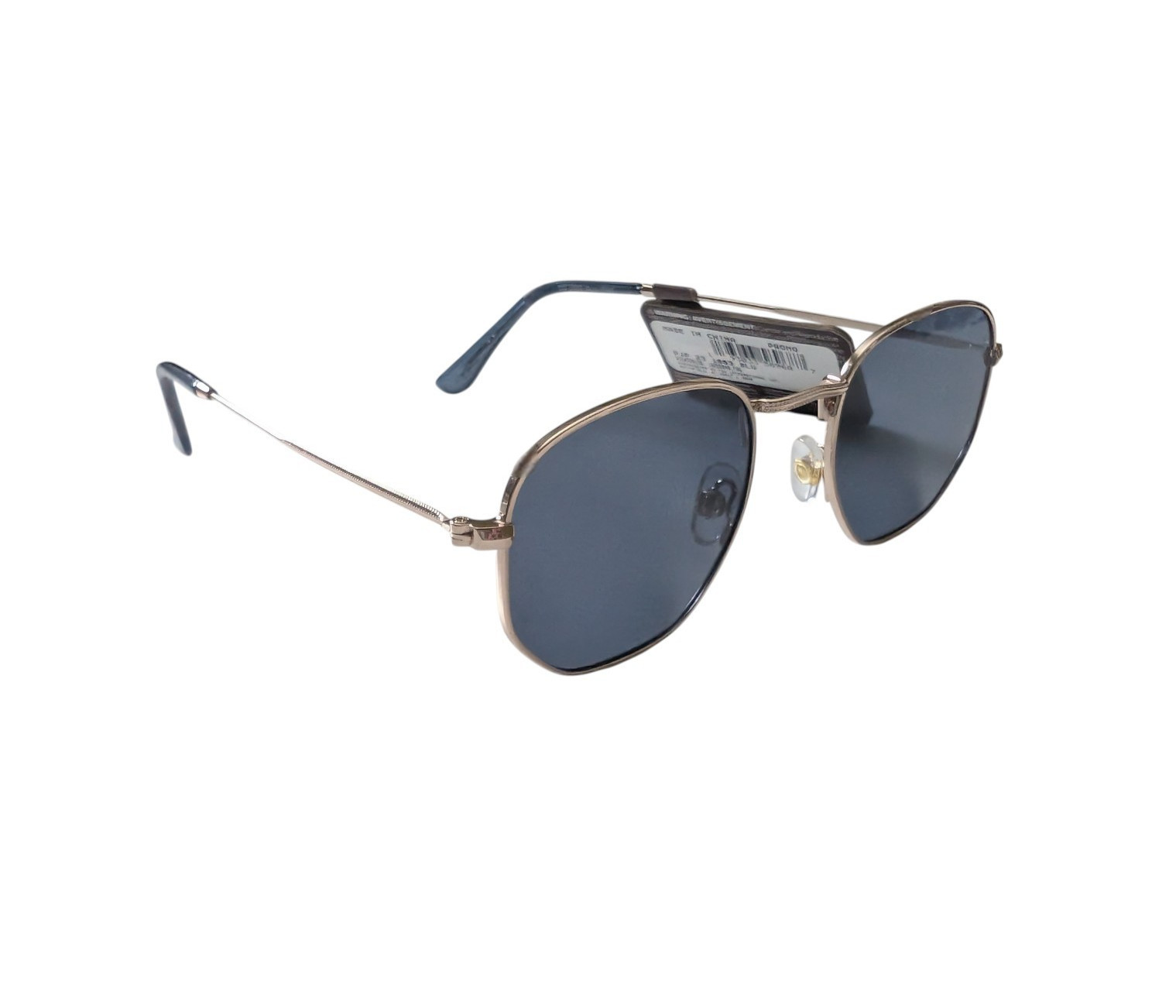 Panama Jack Polarized Sunglasses PJP 23 1003 BLU FWG Hexagonal-Style Blue Lens