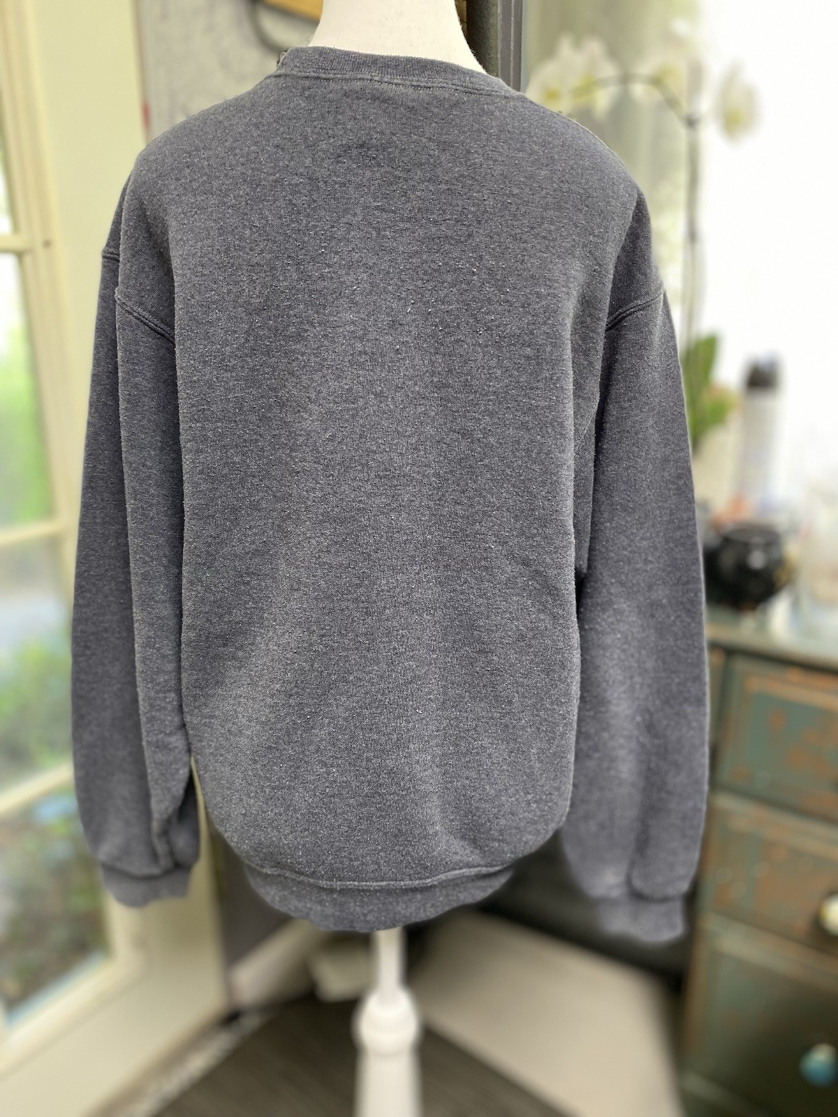 Vintage Auburn University Tigers Sweatshirt Blue Orange Russell Athletic Tag (T