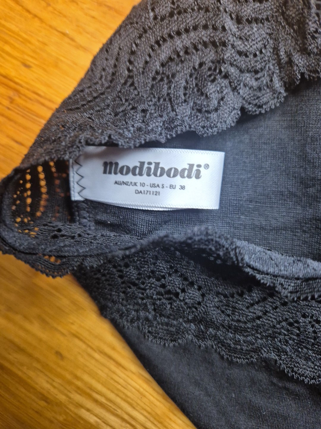 Modibodi Sensual Hi-Waist Bikini Pee & Period Proof Heavy / Overnight 10/S Black