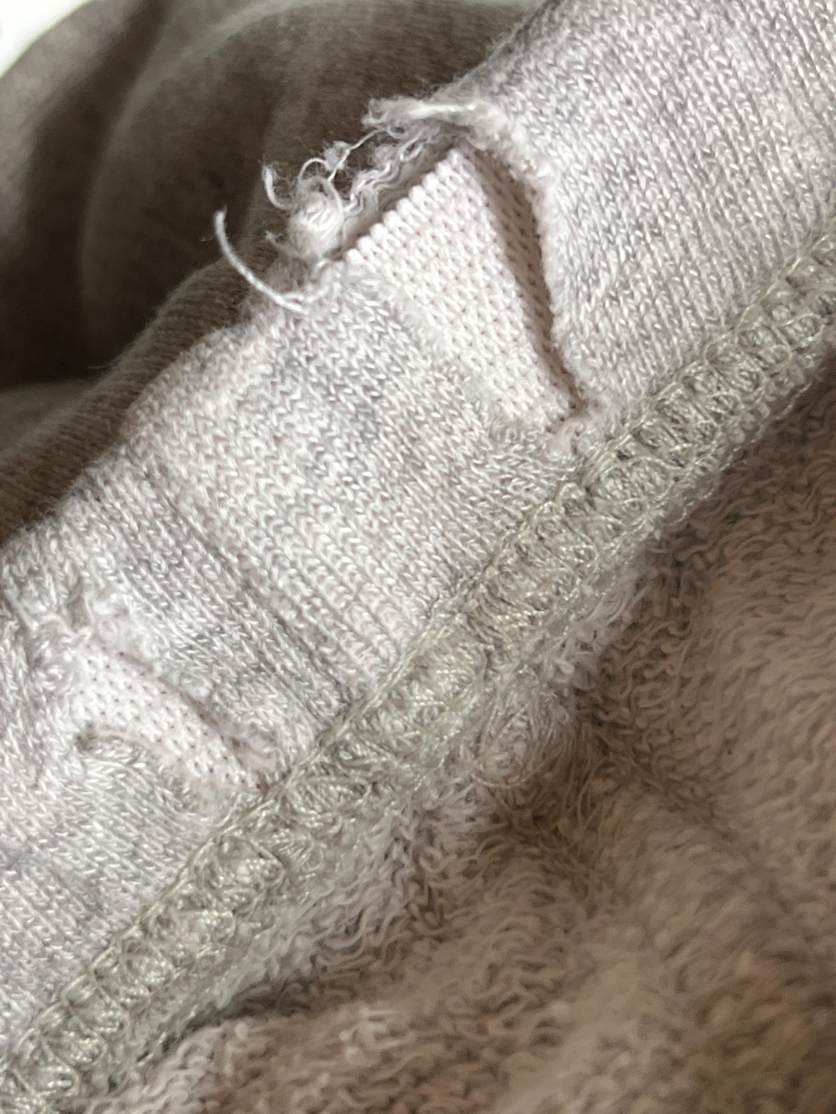 PERFECT WHITE TEE Light Gray Heather JOHNNY SWEATPANTS JOGGERS PANTS Made/Usa XS