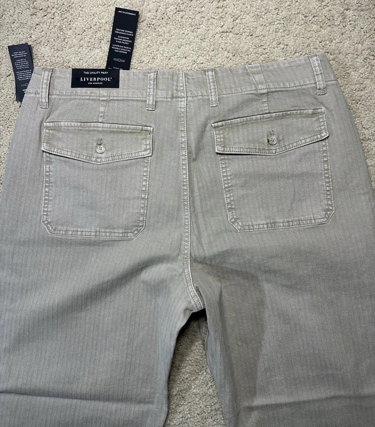 Liverpool Los Angeles Utility Pants Men Size 38×32