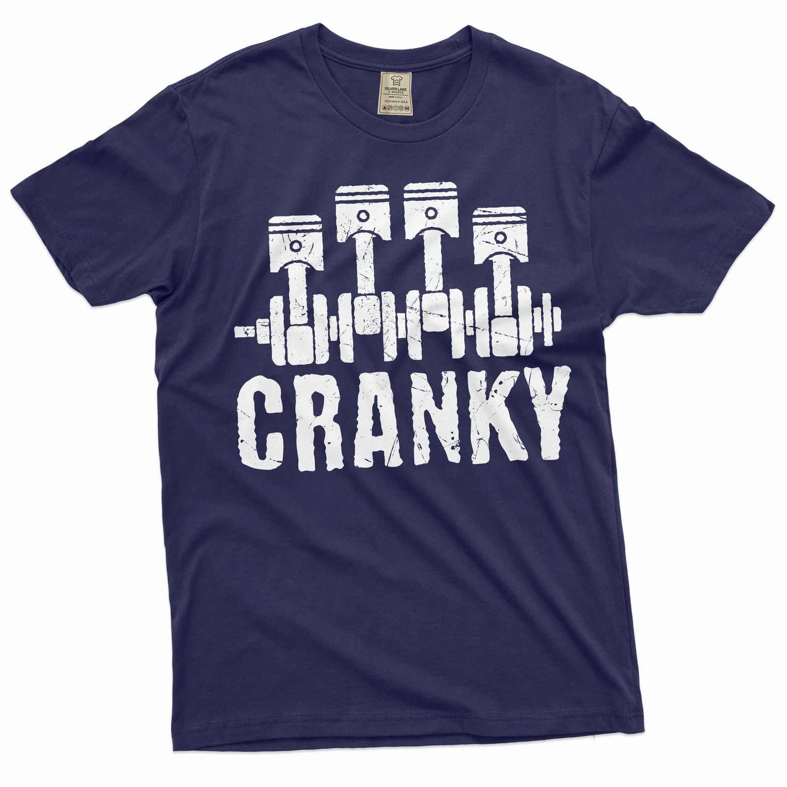 Men’s funny Mechanic Tee Engine Shirt Cranky T-Shirt Fathers day gift tee