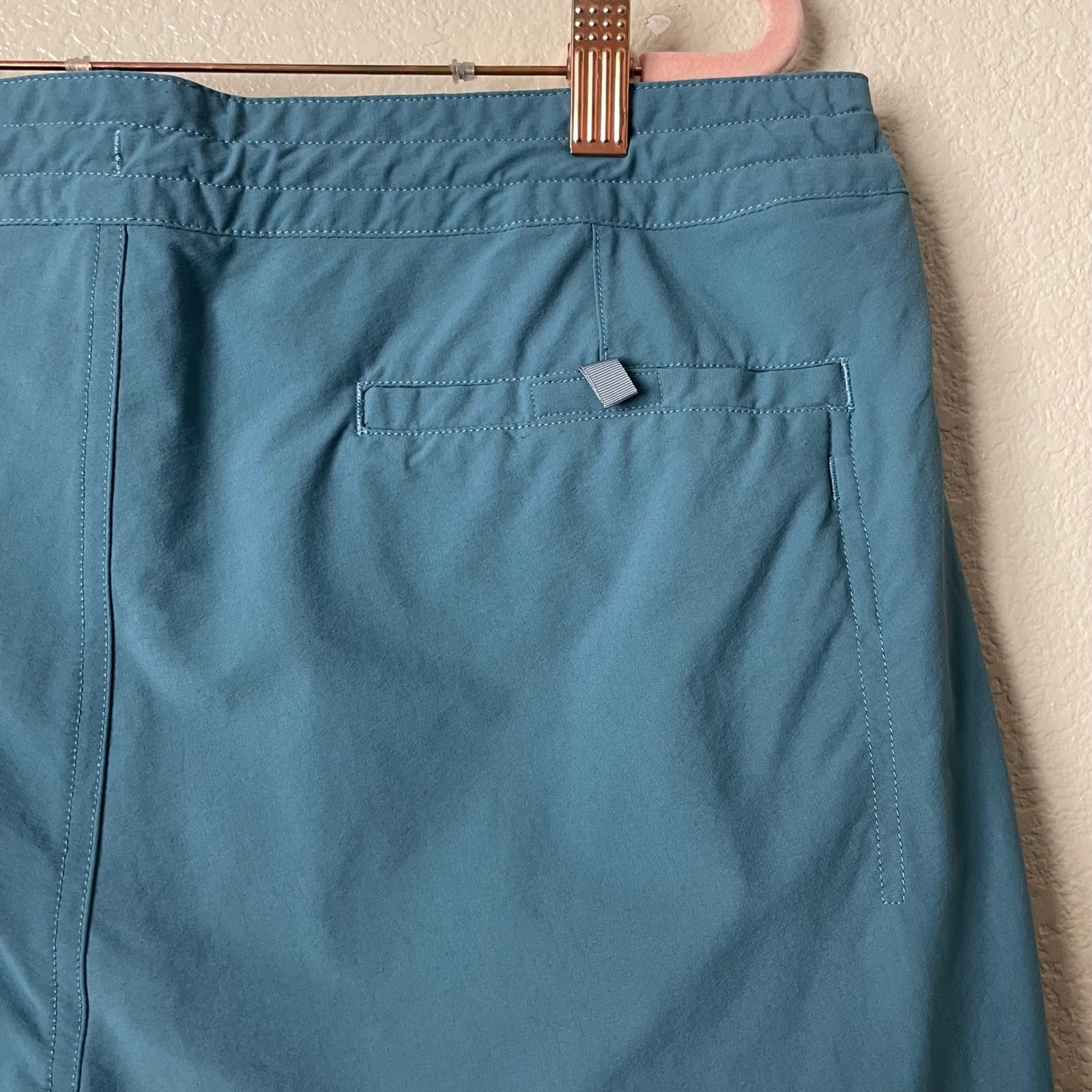 Patagonia Shorts Mens 34 Blue Wavefarer Hybrid Walk Boardshorts Hiking 18 inch