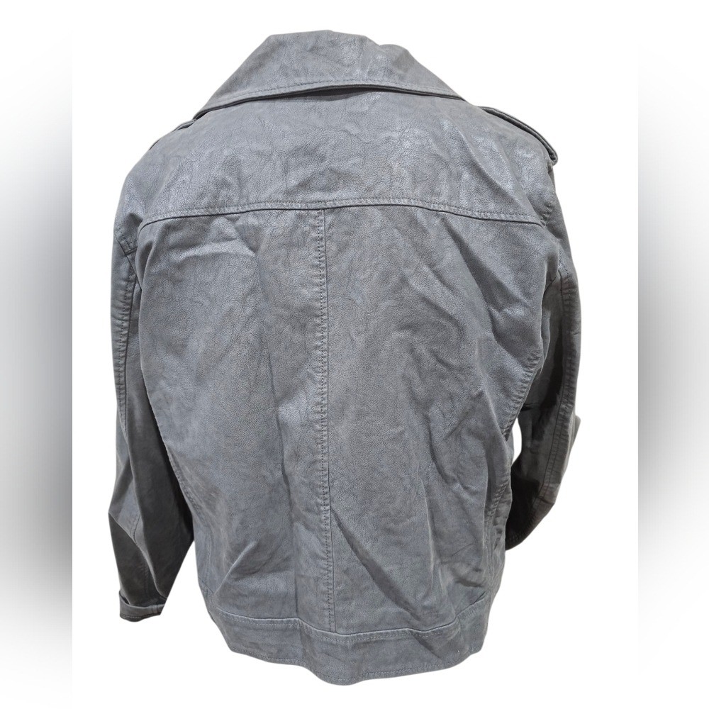 Women’s Gray Moto Jacket The Loft Size 12