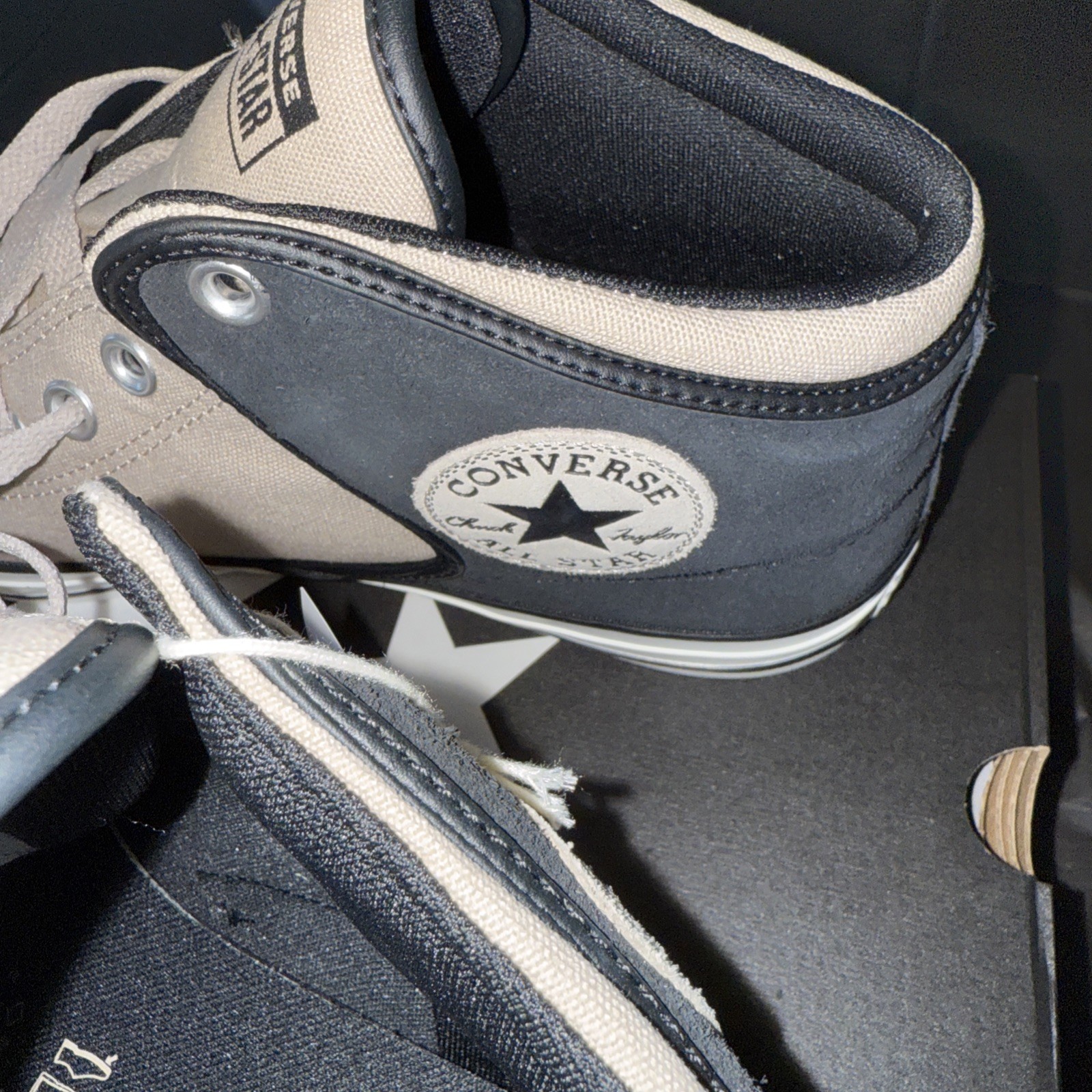Converse Chuck Taylor All Star High Street Mid Shoe TanBlackWhite Unisex M11 W13