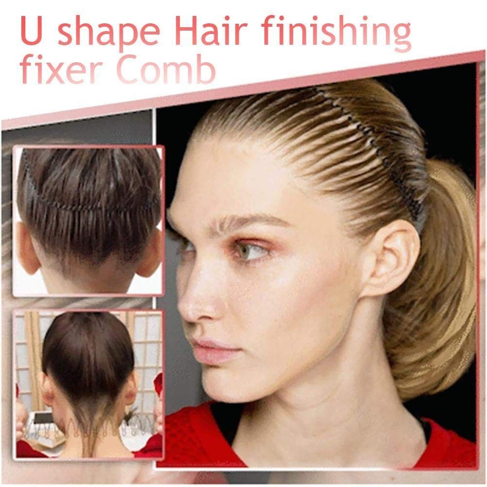 U Shape Hair Finishing Fixer Comb Pin Mini Bangs Holder Styling Tool for Women