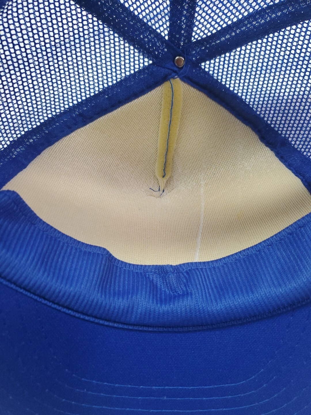 Vintage F-18 Hornet Blue Angels Snapback Trucker Hat w/ Rope
