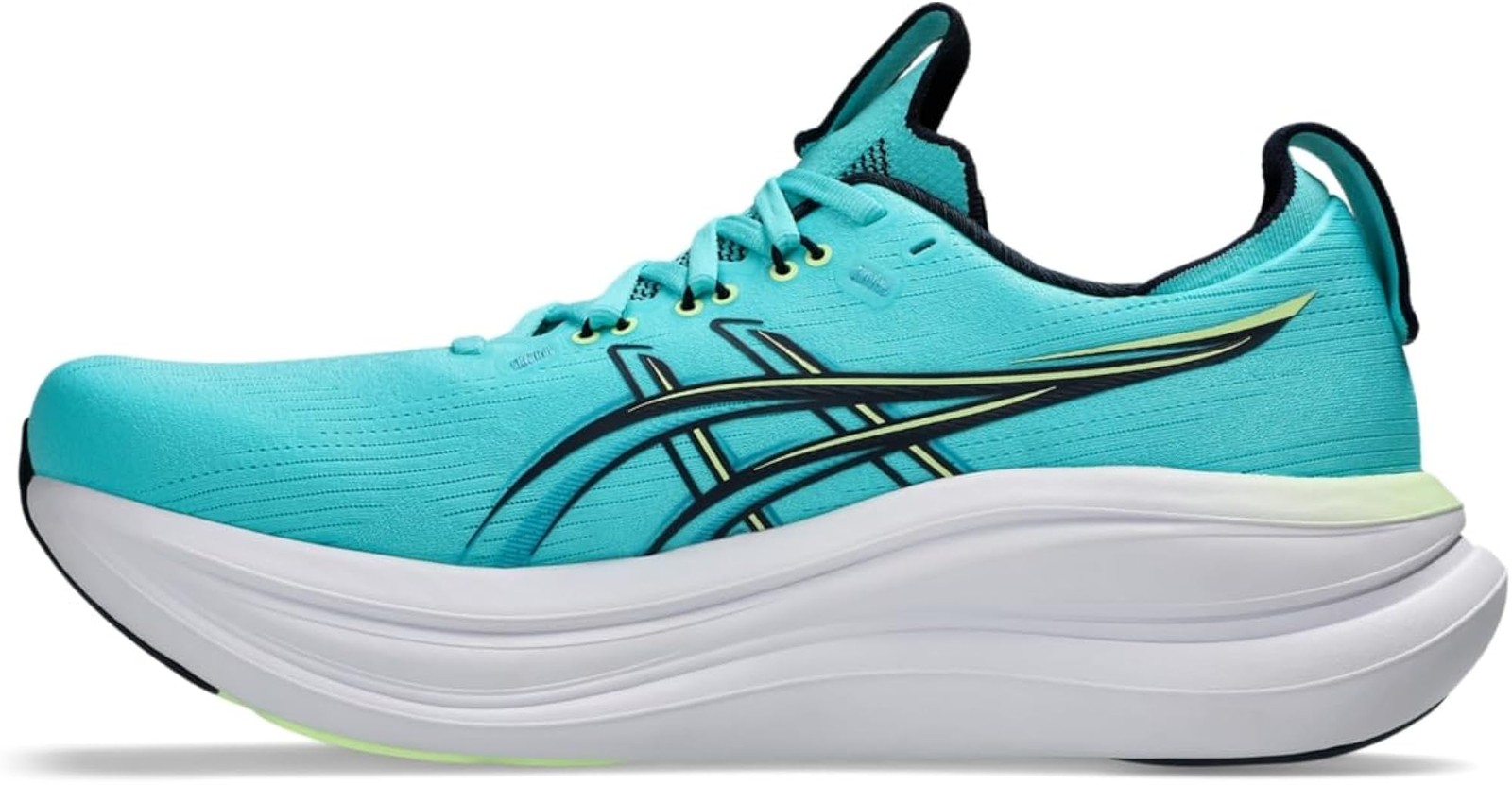 ASICS Men’s Gel-Nimbus 28 Running Shoes, 12.5, Energy Aqua/Midnight – Energy Aqu