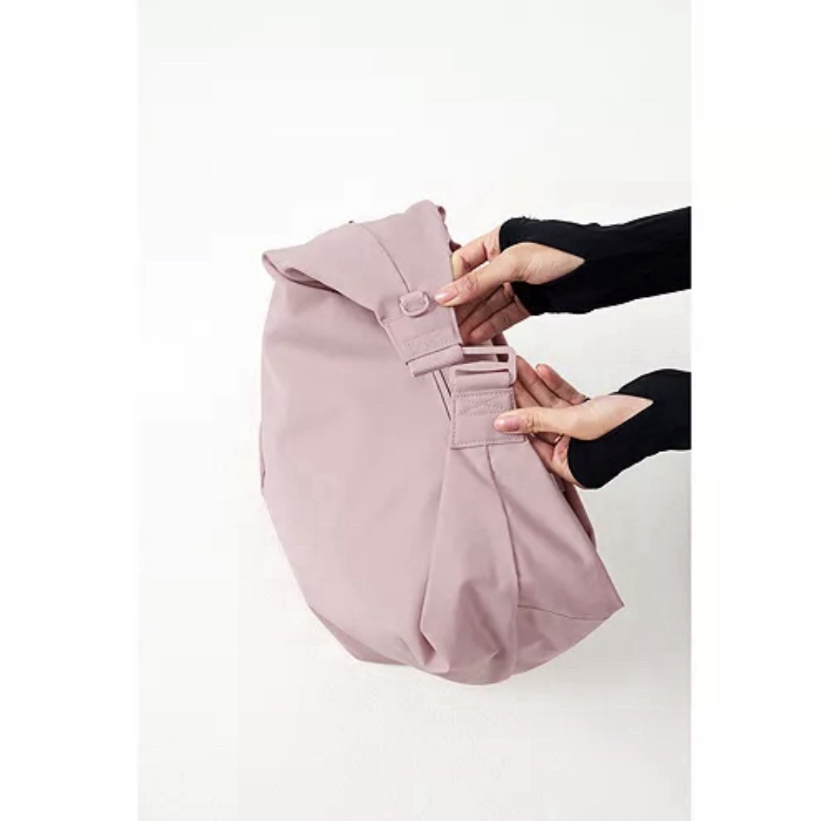 Beis the Crescent Catchall Crossbody Tote Bag NWT Pink Color