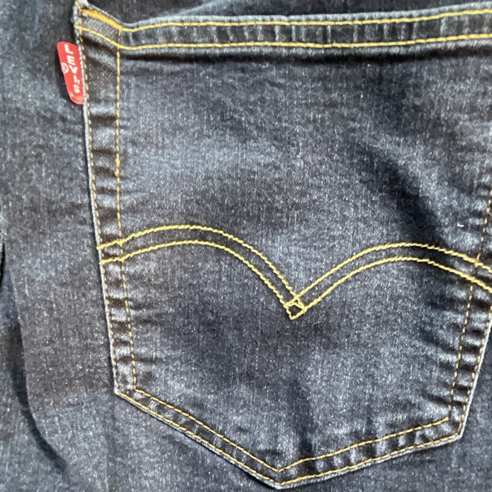 Levi’s 510 Men’s Dark Wash Blue Denim Skinny Slim Fit Low Rise Jeans 36 x 32