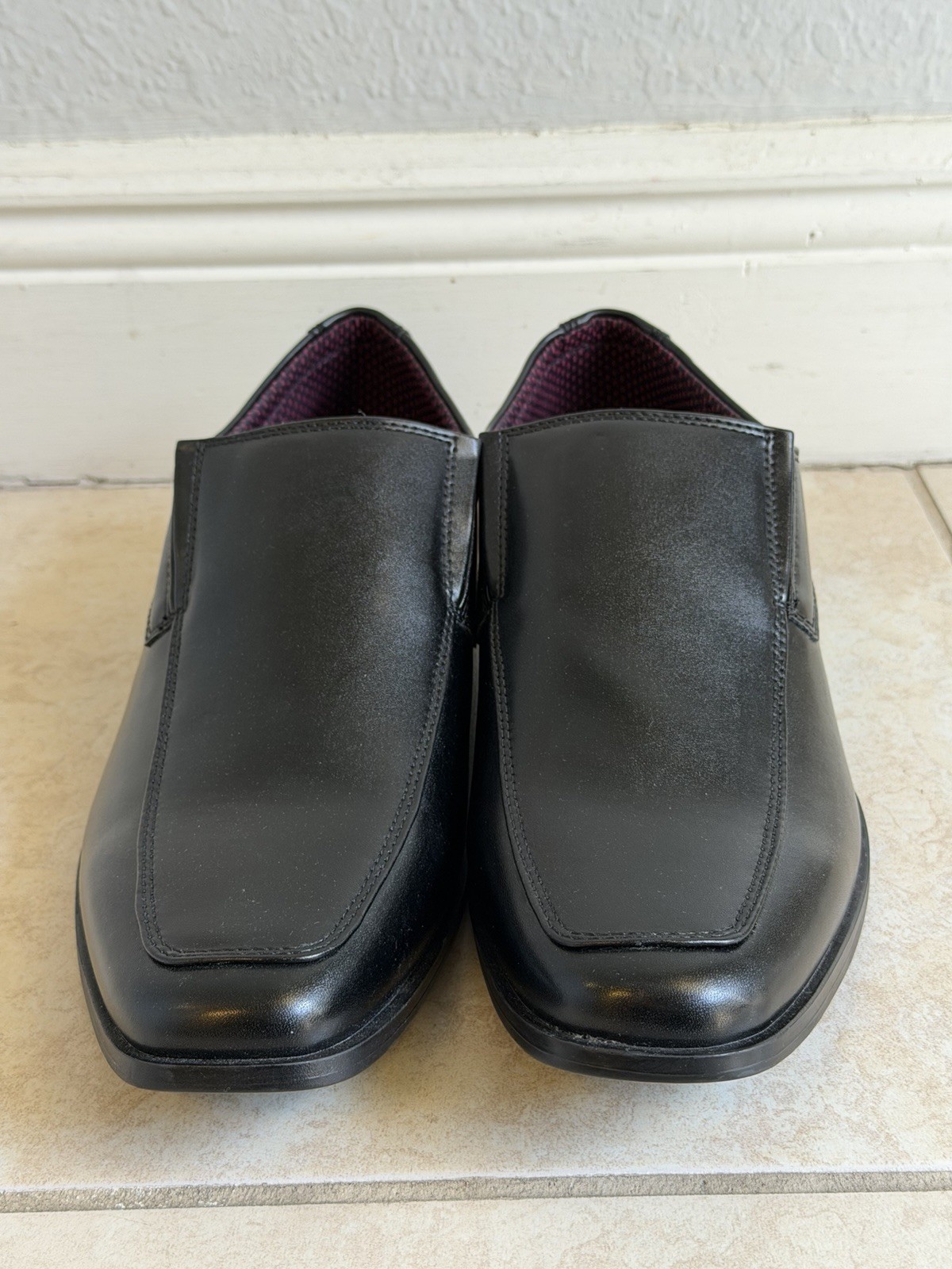 Perry Ellis Portfolio Ultra Foam Pablo-4 Loafer Shoes Black Mens Size 11.5 M