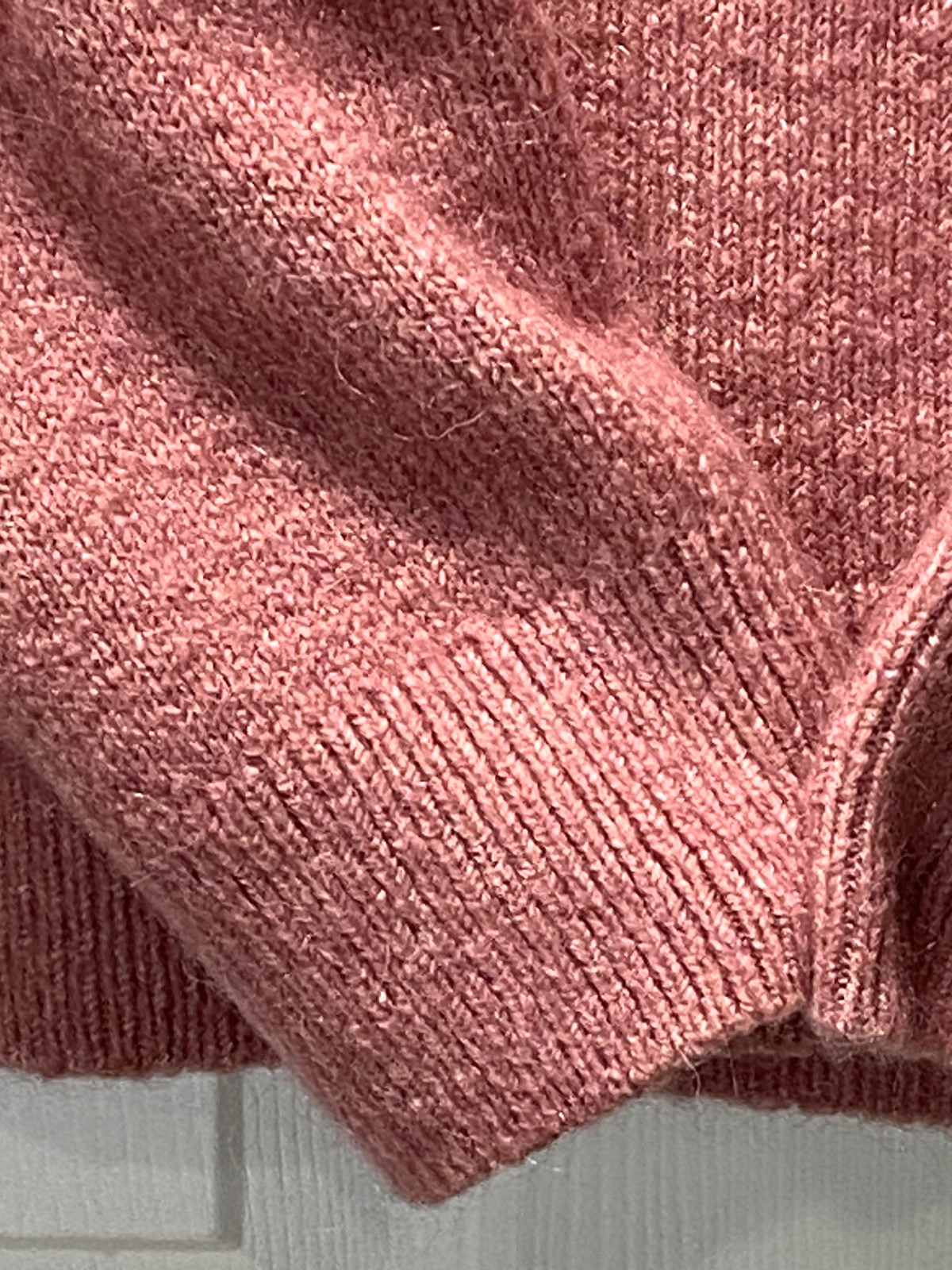 Superdry Pullover Sweater Top Pink Round Neck Long Sleeve Soft Warm Cozy Size L