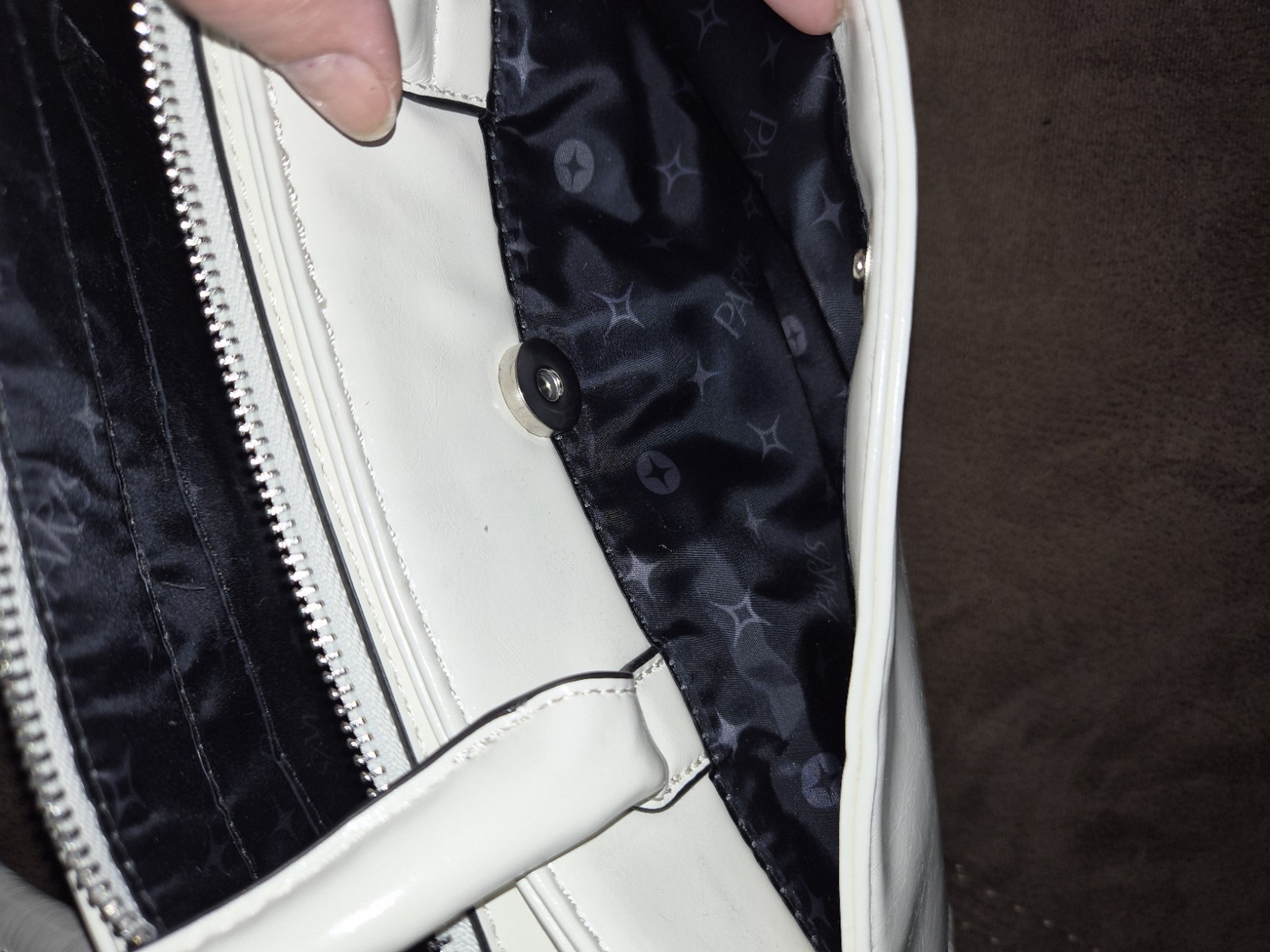 Paris Hilton White Purse