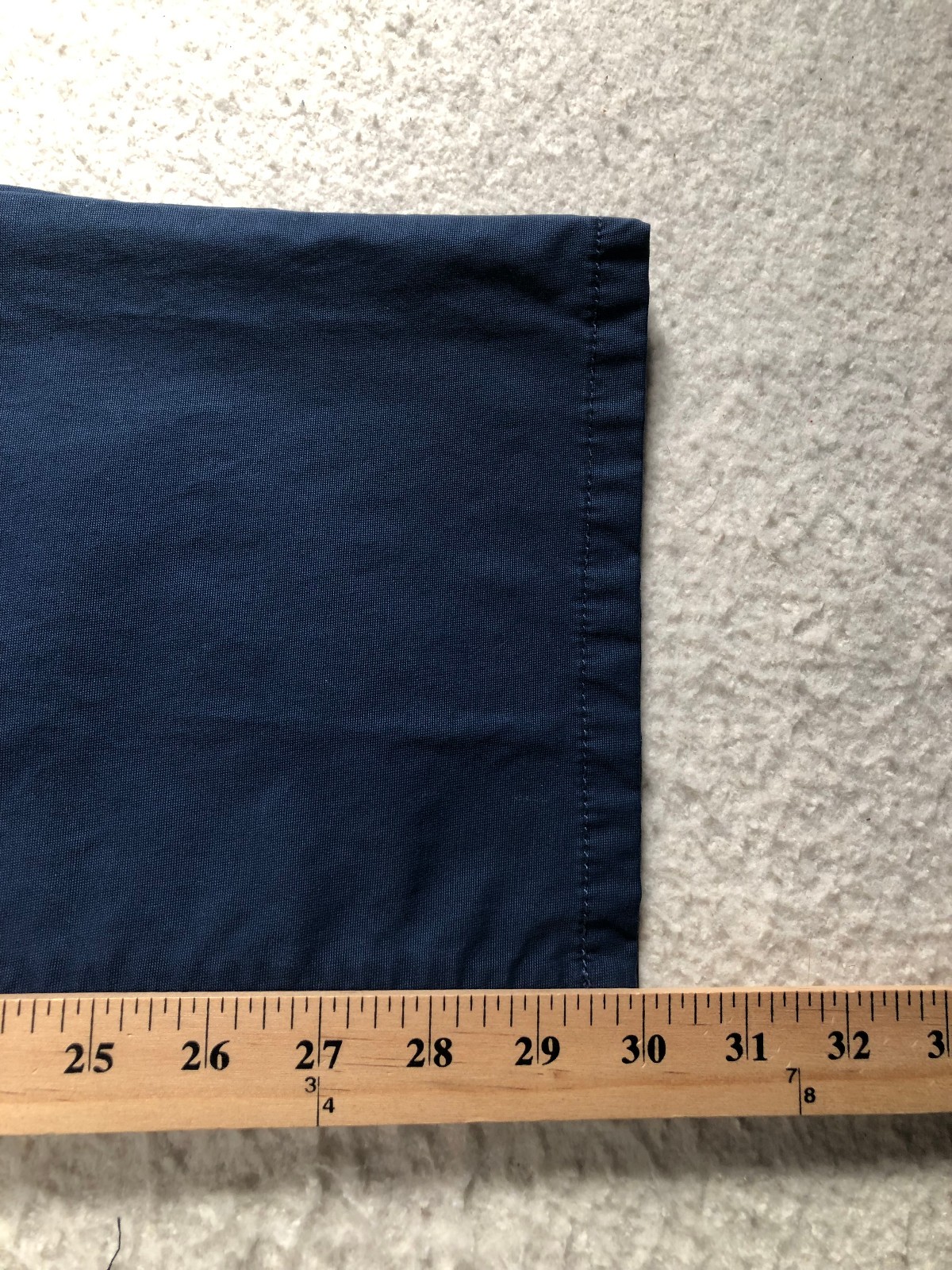 IZOD Advantage Men’s Chino Pants Flat Straight Fit Blue Cotton Stretch 40×30