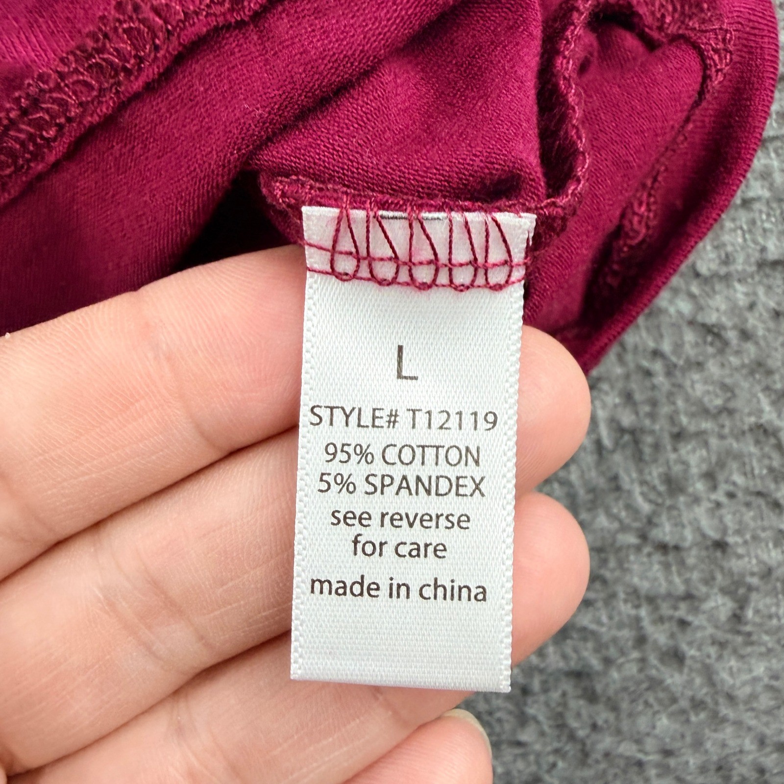 Active Basic Women’s Size Large Magenta High Neck Crop Tank Top T12119