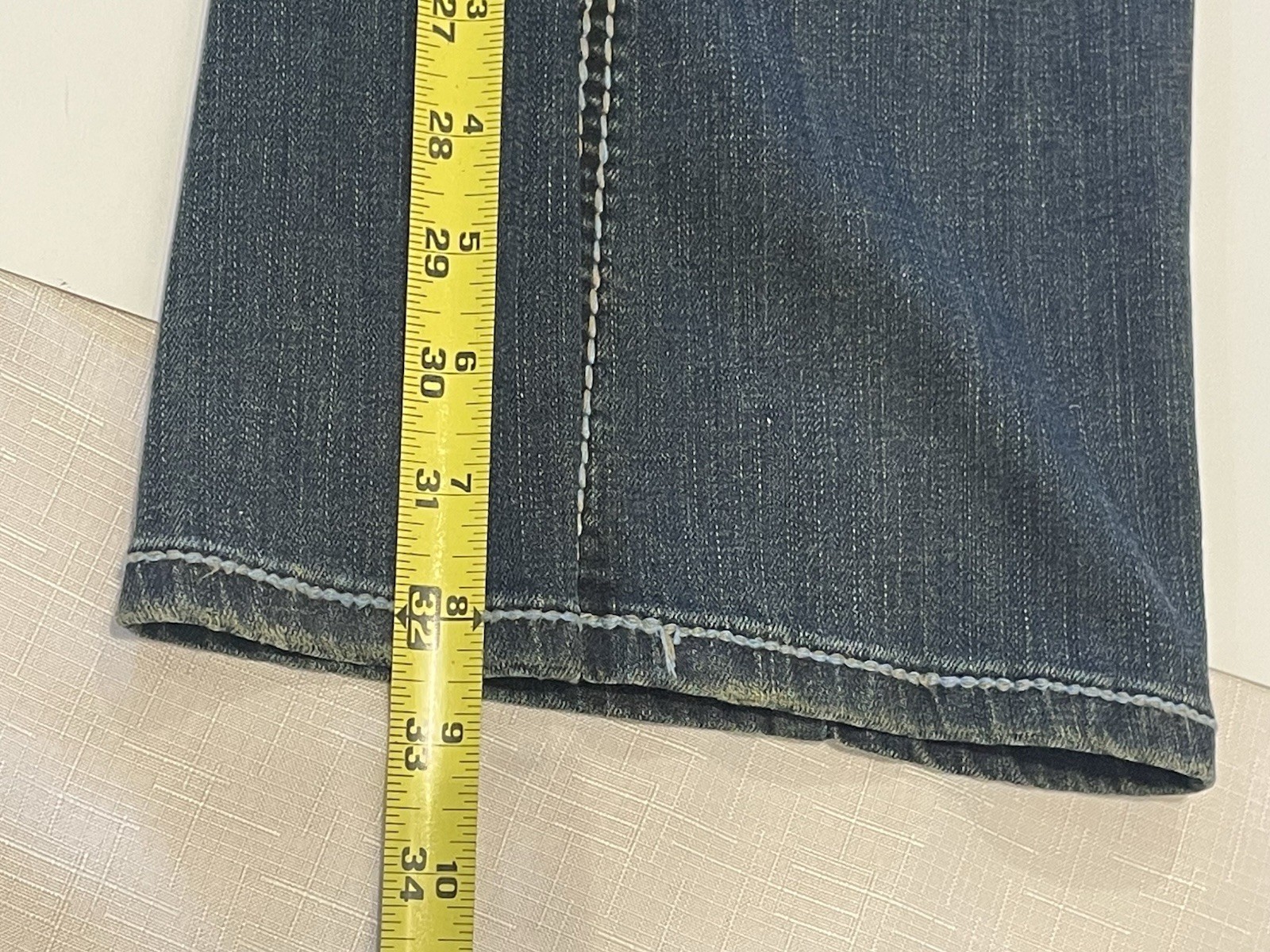 Amethyst Jeans Juniors 13 Blue Bootcut Flare Stretch Denim Dark Wash Embroidered