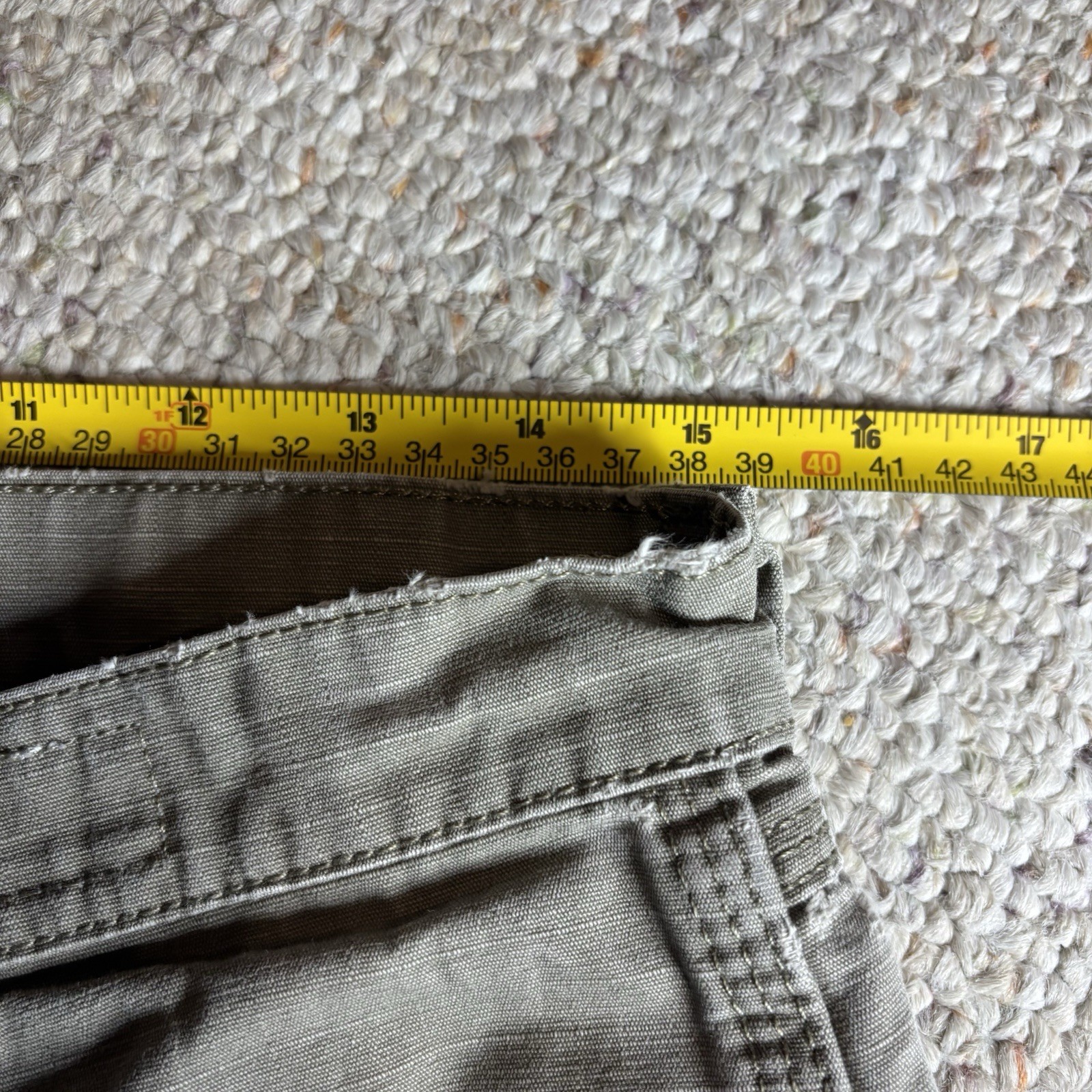 Wrangler Riggs Tan Cargo Straight Fit Canvas Workwear Pants Men’s Size 30X30