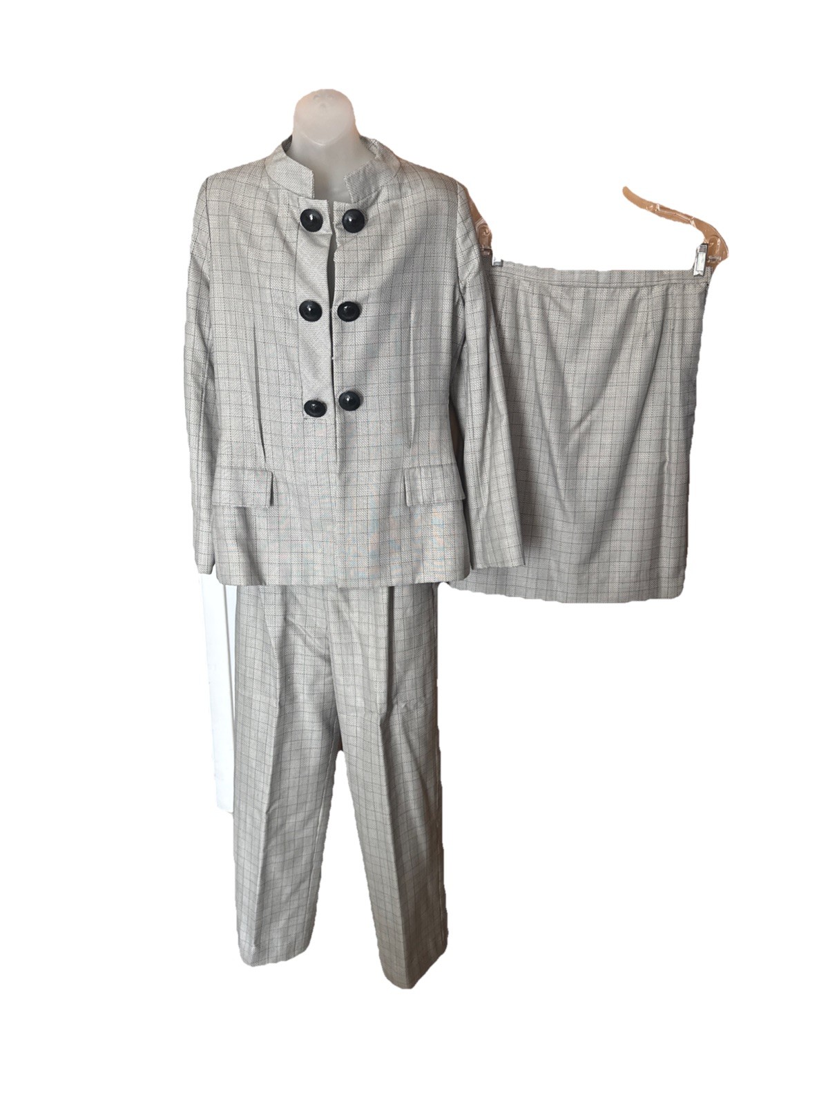 Vintage Bill Blass Made In USA 3 Piece Woman’s Suit Size 8 🔥w/jeans Too😊