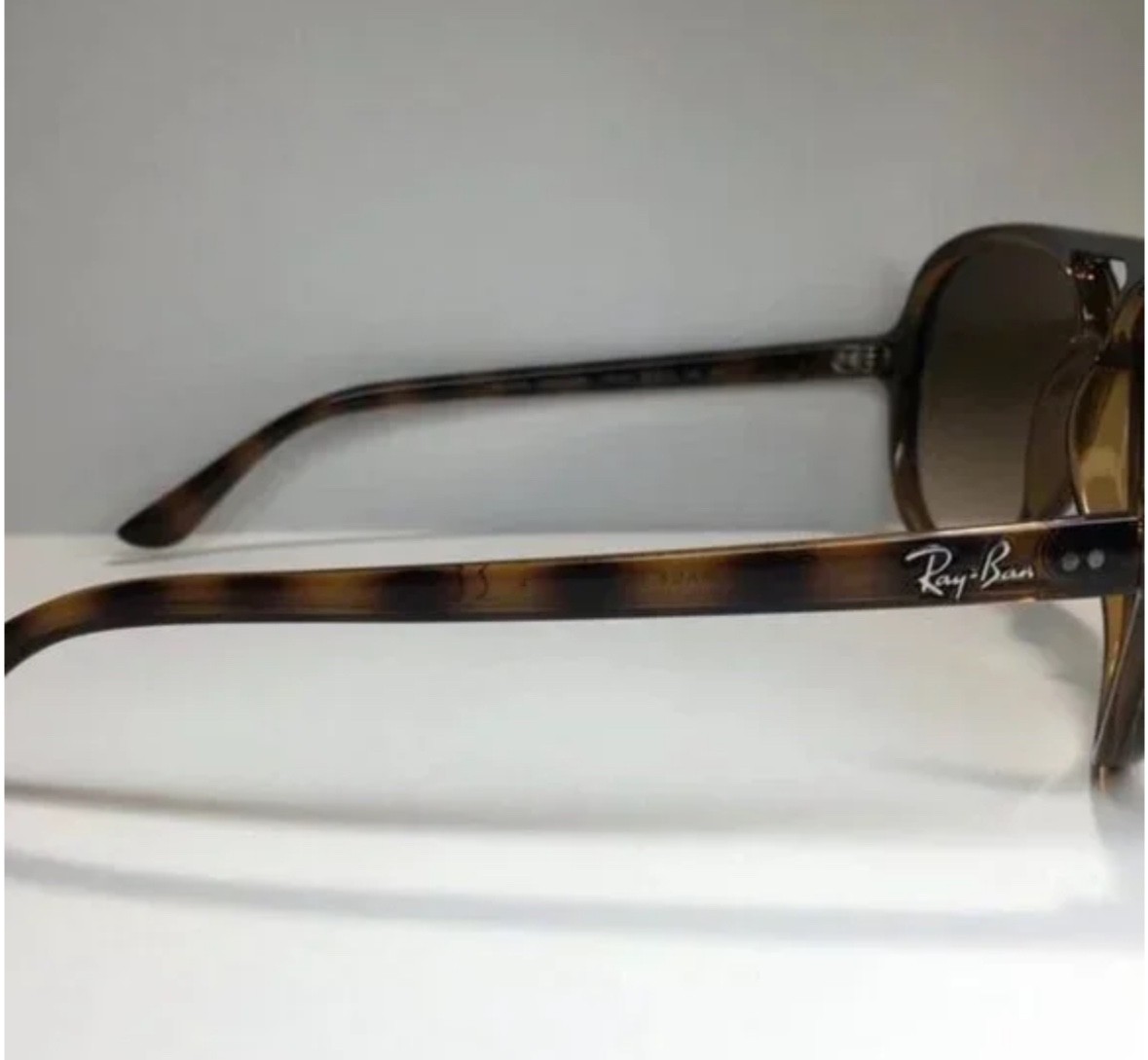 Ray-Ban Cats 5000 Classic RB4125 710/51 Havana Light Brown Gradient Sunglasses