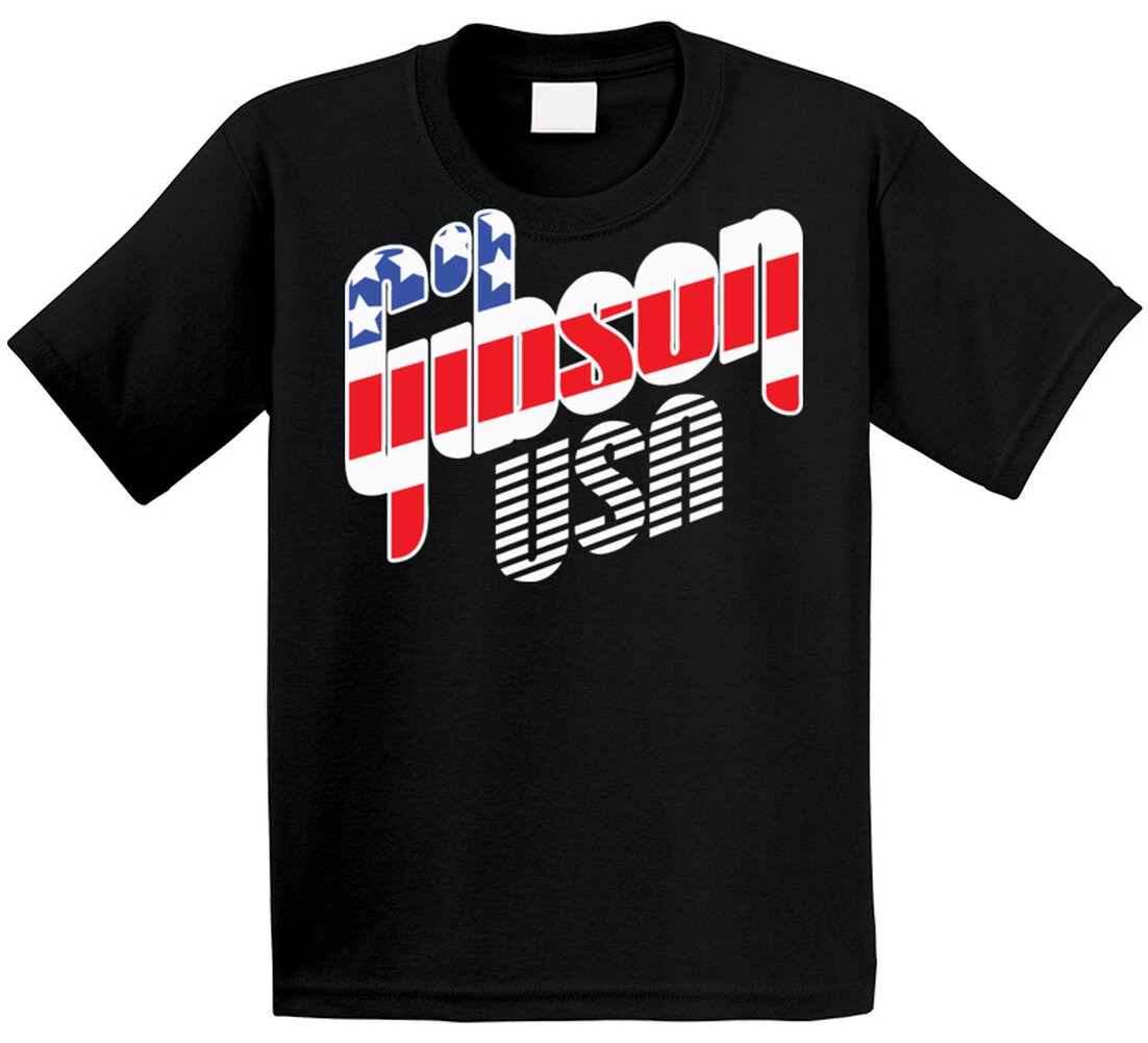 Gibson Usa Guitar Music T Shirt