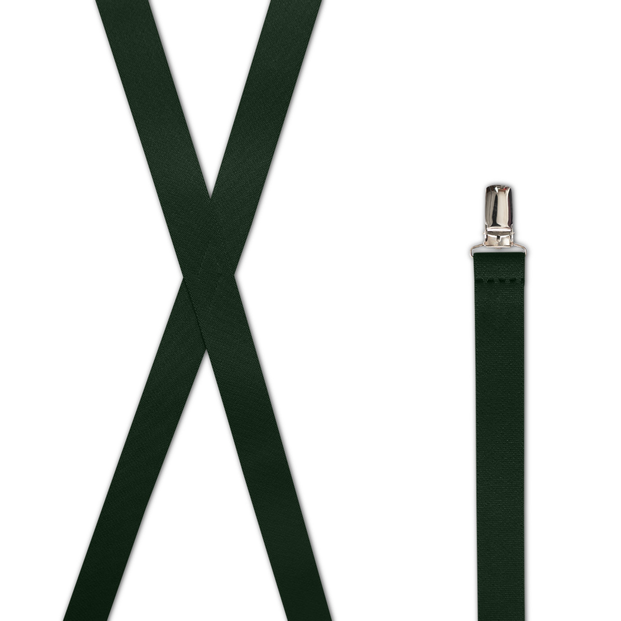 1″ Wide Suspenders with Strong Clips. Many Colors & Lengths. MADE IN USA