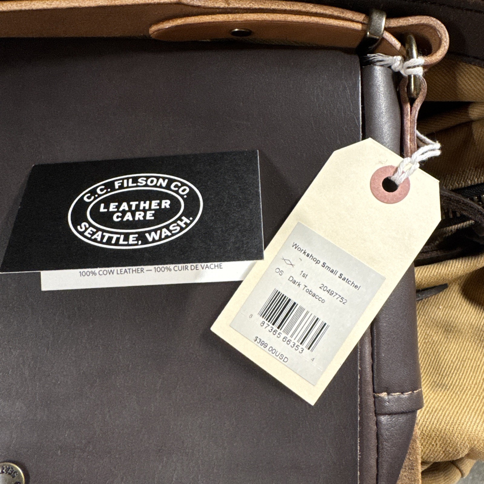 Filson Workshop Small Satchel Bag Made In The USA Limited #22 of 50