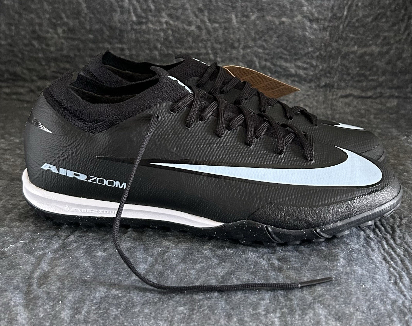 NEW Zoom Vapor 16 Pro TF Men’s Multi Size Black/Ice Blue FQ8687-001 men’s 6