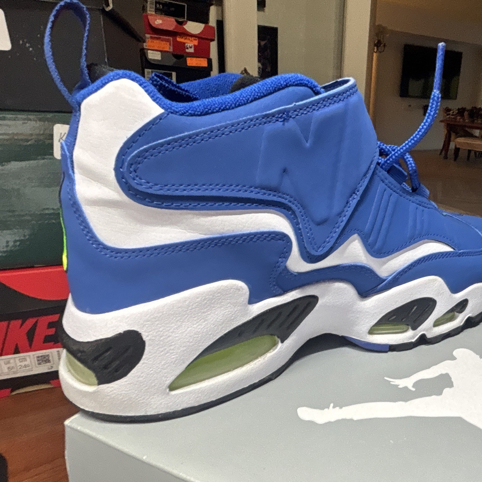 Nike Air Griffey Max 1 GS Blue/White/Black/Green Sneakers 6.5Y DJ5161-400