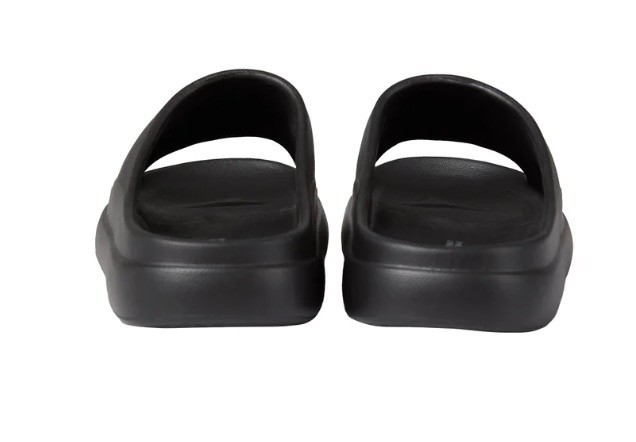 32 Degrees Unisex Cushion Slide Sandals EVA Shower Shoes Black XS-XL