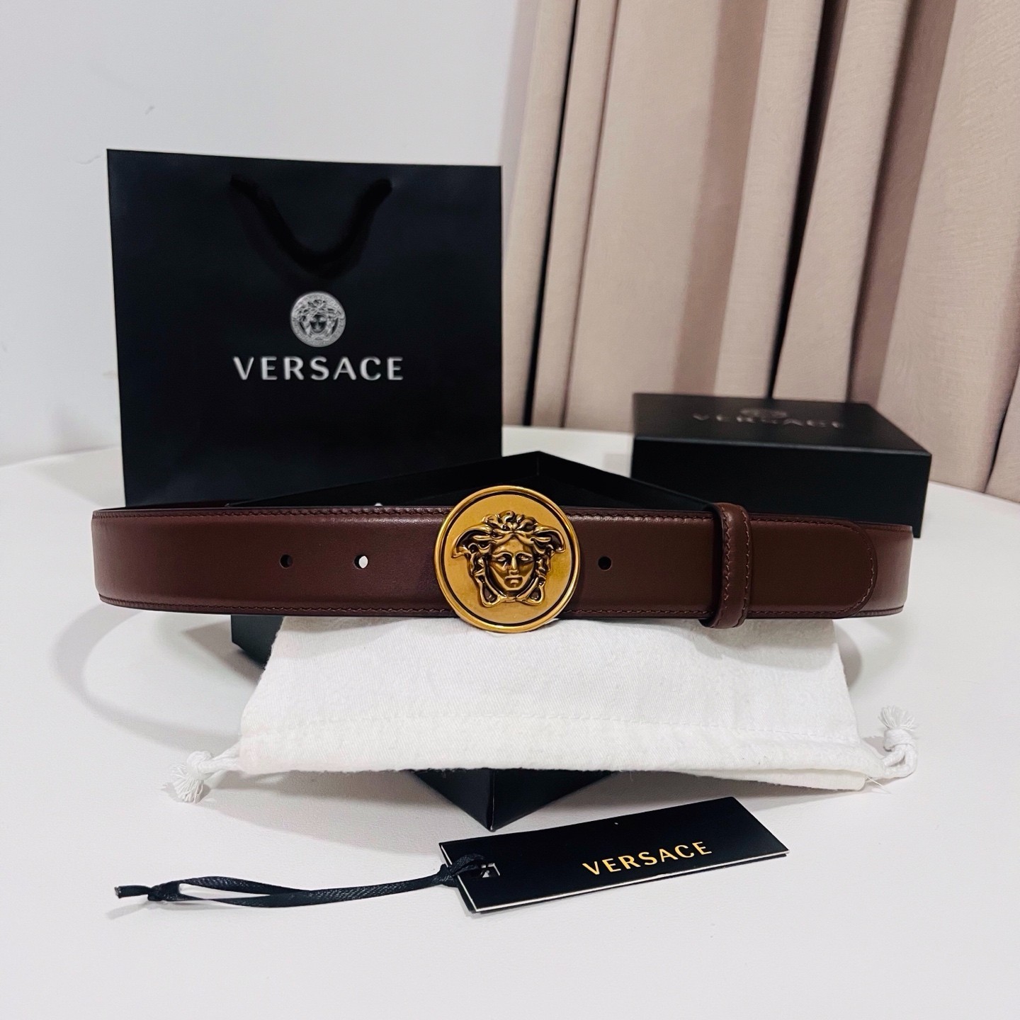 Versace belt for sale authentic Classic Belt Width:3.5cm/1.38in