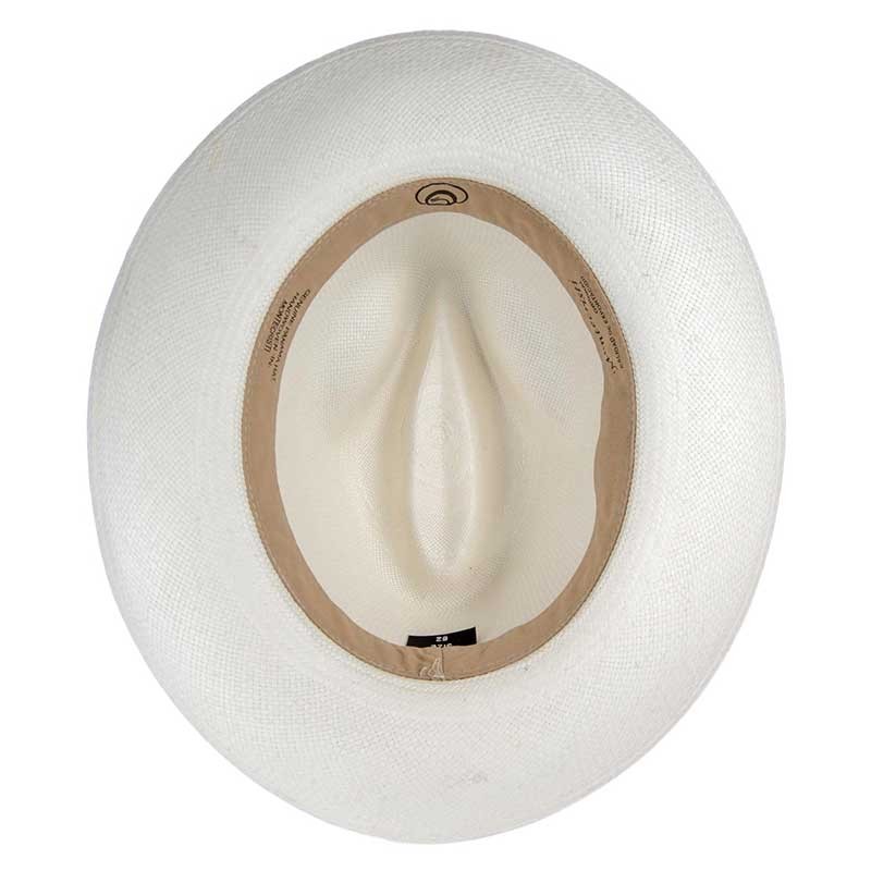Toquilla Straw Panama Hat Ecuador Handwoven – Fedora Style with Gift Bag and Box