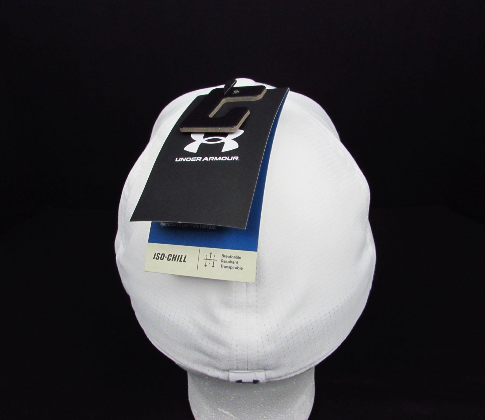 Under Armour Men’s Iso-Chill Vent Stretch White Hat 1383438 100 L/XL NWT.