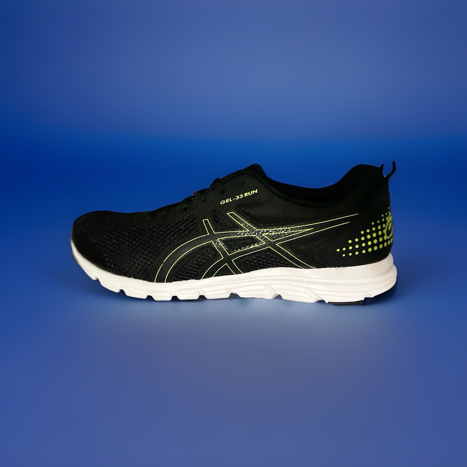 Size 10 – Asics Gel 33 Run Black Volt