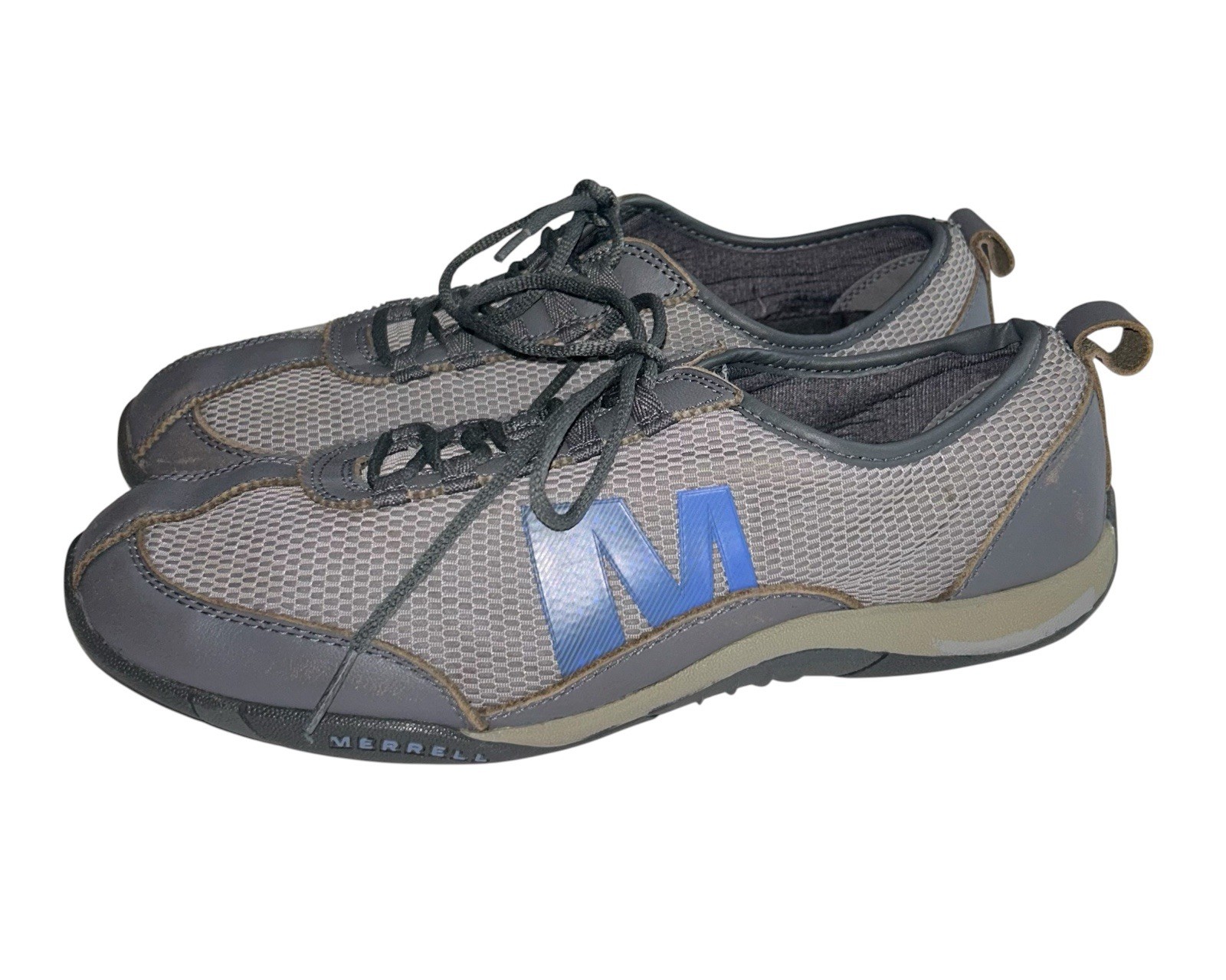 Merrell Castle rock Womens US Size 10 Gray Leather and Mesh Trail Running Shoes