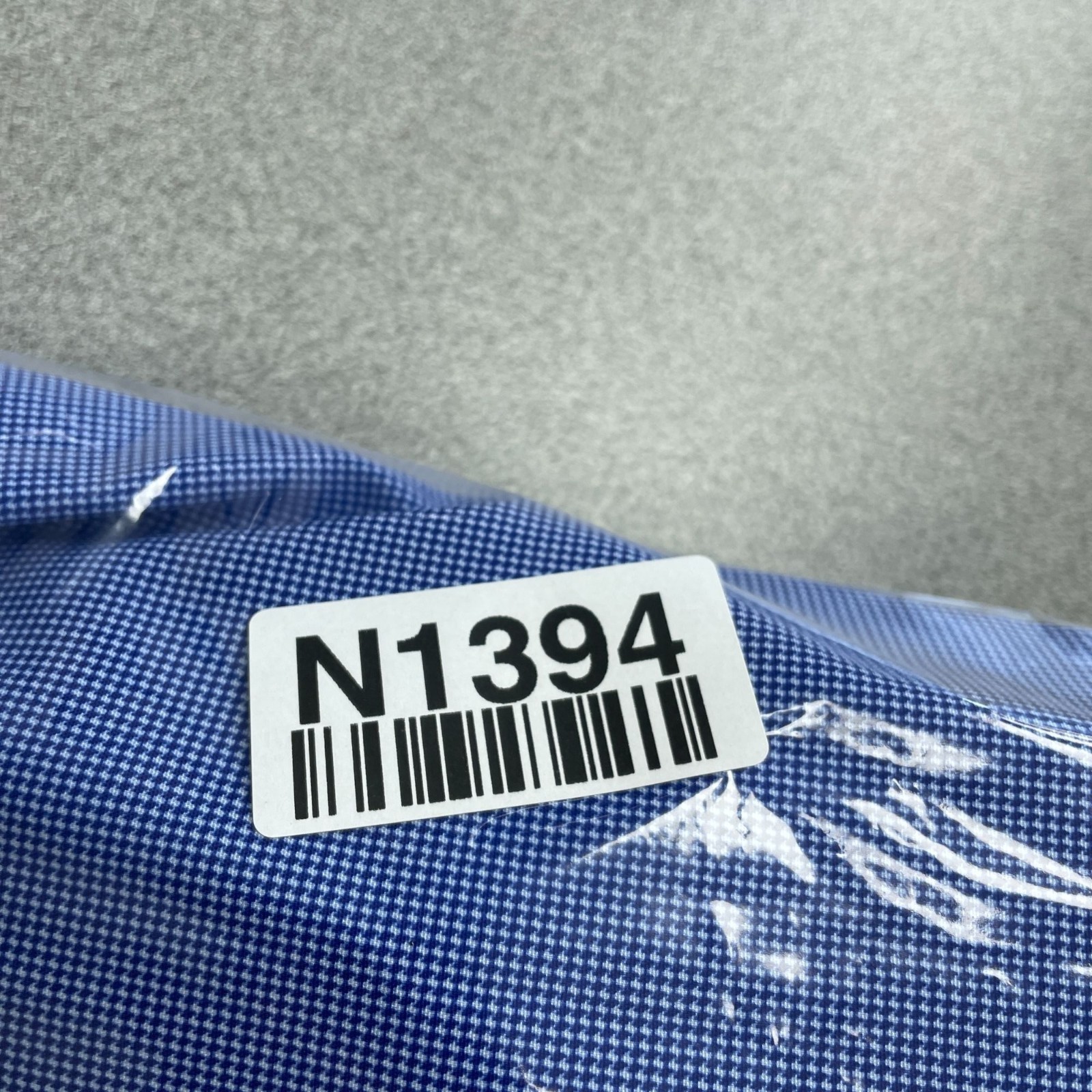 Nautica Men’s L Slim Fit Performance Dress Shirt Blue Stretch N1394
