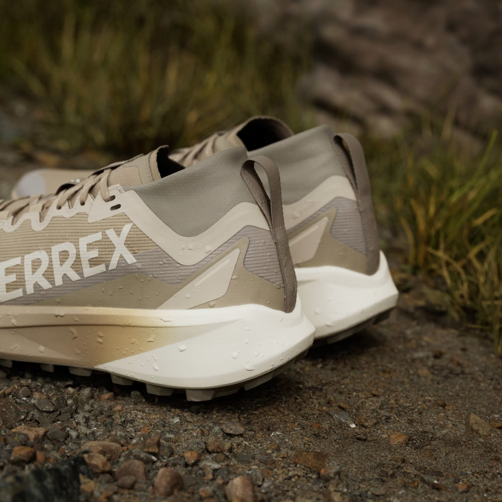 adidas TERREX AGRAVIC GTX TRAIL RUNNING JR1507 Blanch Cargo / Alumina / Beige