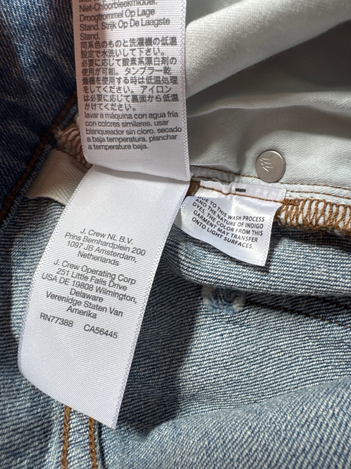 MADEWELL The ’90s Straight Jeans Light Wash Denim Fair Trade Certified Size 30