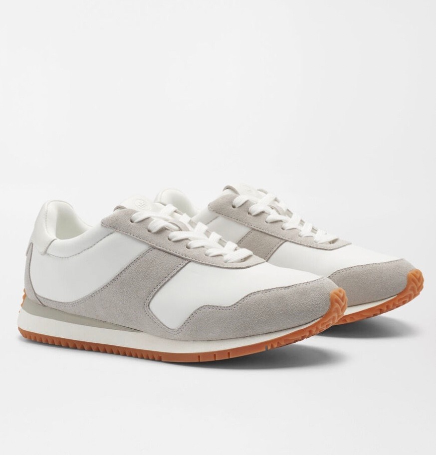 Peter Millar Flora Day Runner Women’s Suede/fabric Golf shoes lace up sneakers 9
