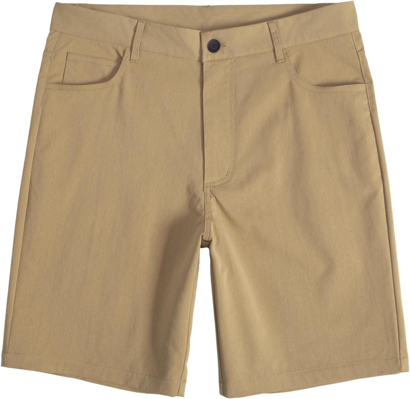 Mens Golf Shorts 9 Inch Slim Classic Fit Stretch Casual Dress Shorts 4 Pockets