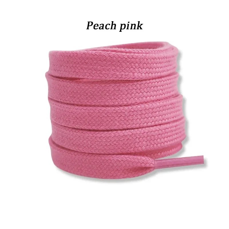 Quality Cotton Shoelaces 0.8cm Width Flat Shoelace Tennis Sneakers Shoe laces