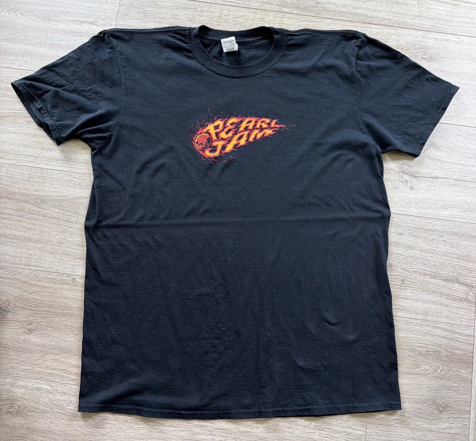 Pearl Jam World Jam 2018 Tour Band T Shirt Back Print Graphic XL Black