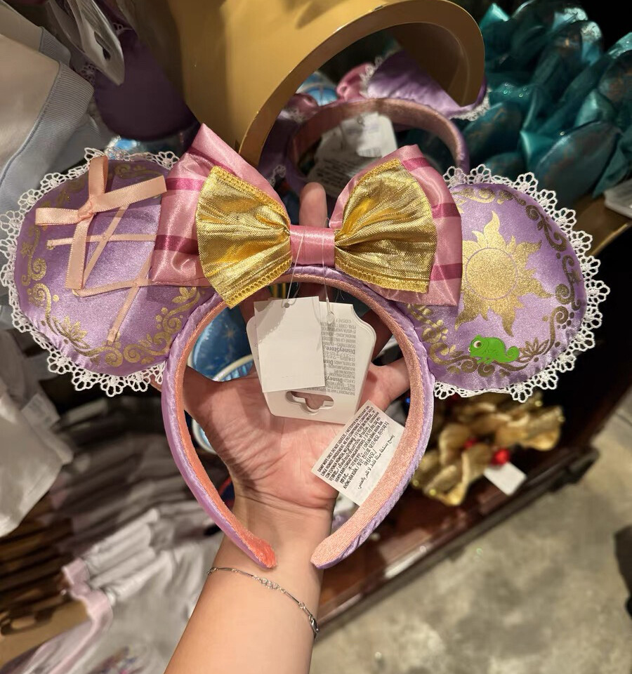 Disney Parks Loungefly Mickey Mouse Cinderella Ears Sequins Headband Disneyland