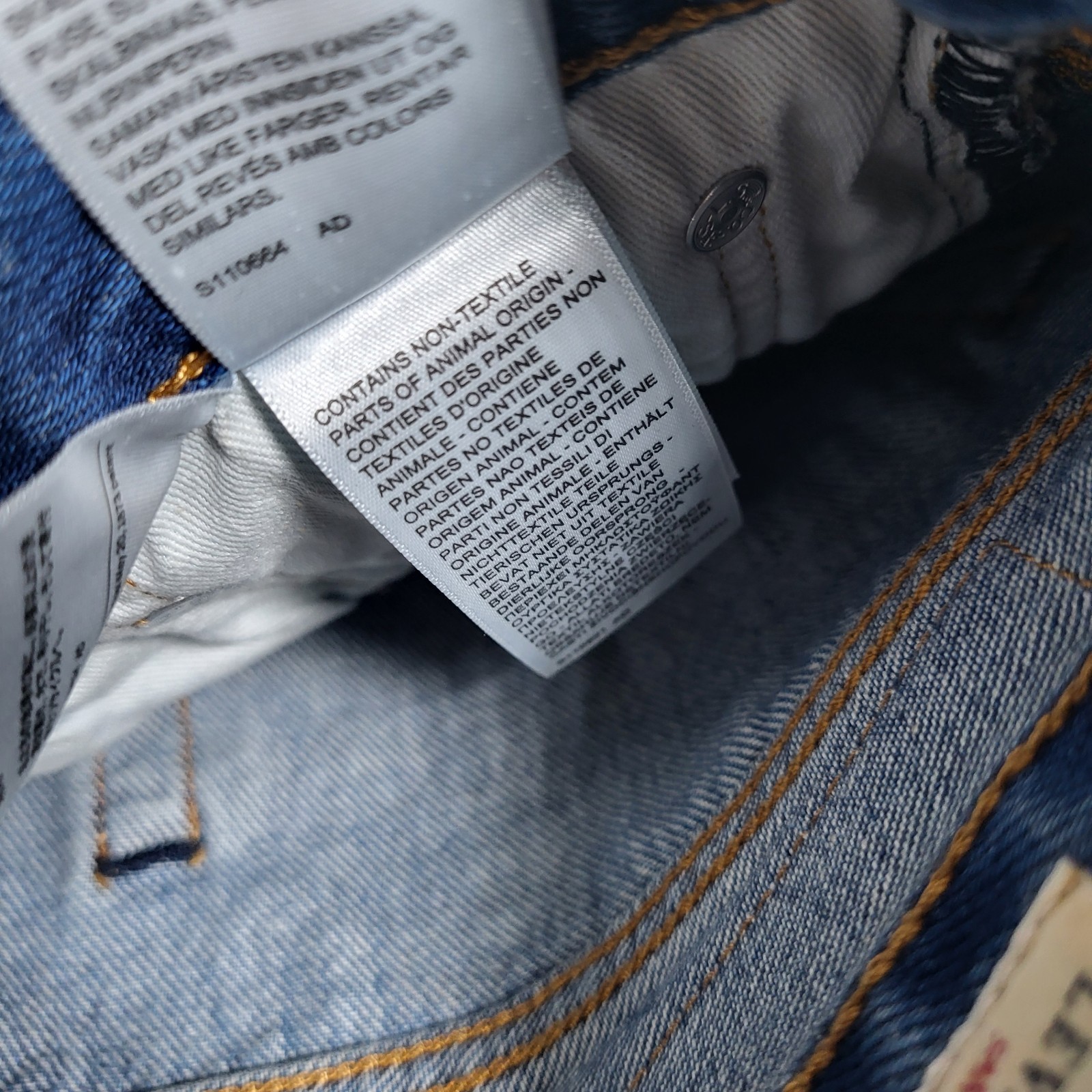 Levis Premium 568 Loose Straight Jeans 30×32 New Mens Blue 0 Cotton With Tags