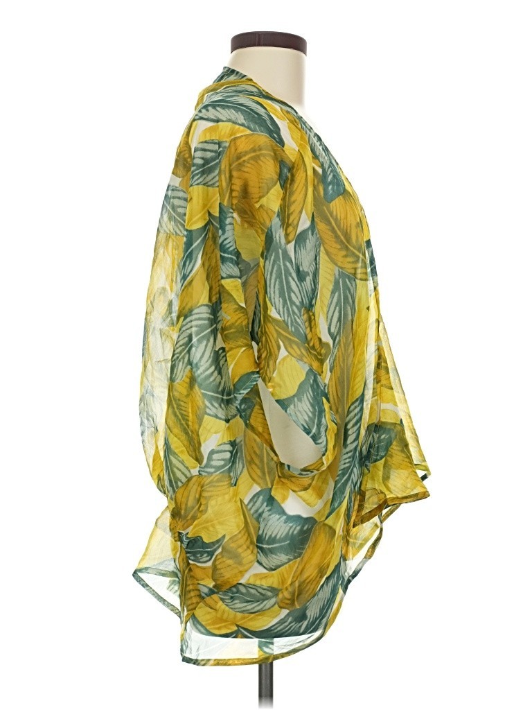 *FREE PRESS* Soft Silky Wrap / Kimono in Warm Summer Colors