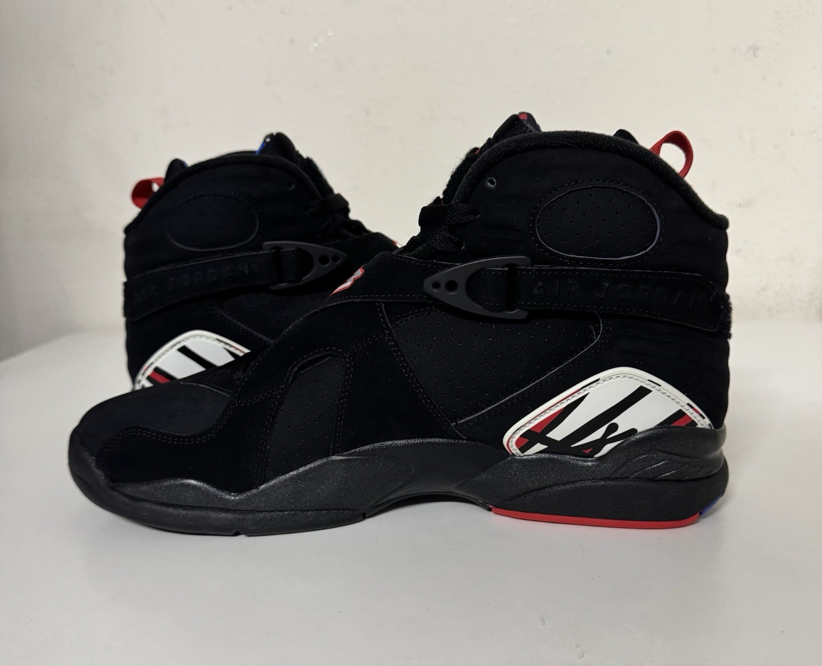 Nike Air Jordan 8 Retro Playoffs 2023 Mens Sz 12 Black True Red White 305381-062