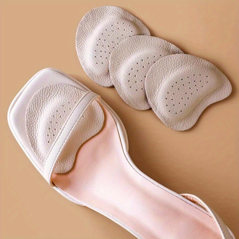 4Pcs Self-Adhesive Forefoot Pads, Non-Slip for Sandals & High Heels